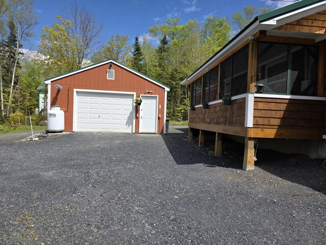 25 Oak Ridge Rd, Shirley, ME 04485 - view of detached garage