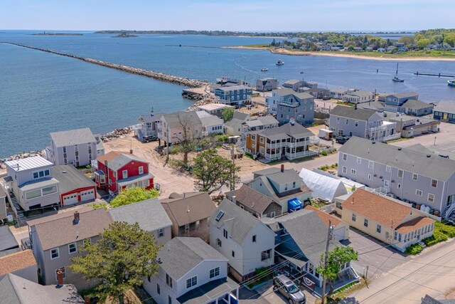 23 N Ave Unit 23, Saco, ME 04072 - aerial perspective of suburban area featuring a large body of water