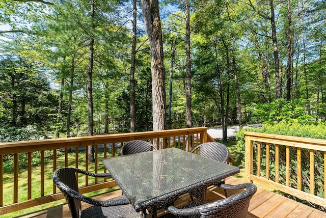 1 Dresden Ct Unit 1, Portland, ME 04103 - wooden terrace featuring outdoor dining area