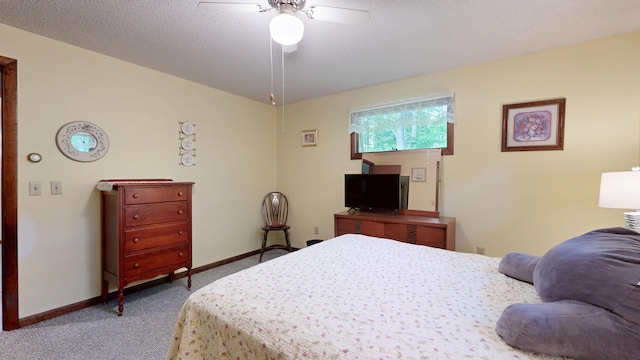 76 Parkview Ave, Livermore Falls, ME 04254 - carpeted bedroom featuring baseboards and a ceiling fan