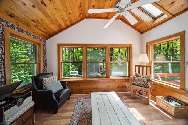 3 Wilson Ln, Saco, ME 04072 - sunroom / solarium with healthy amount of natural light, a skylight, and lofted ceiling