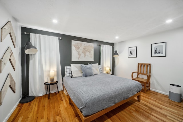 3 Wilson Ln, Saco, ME 04072 - bedroom featuring wood finished floors, baseboards, and recessed lighting