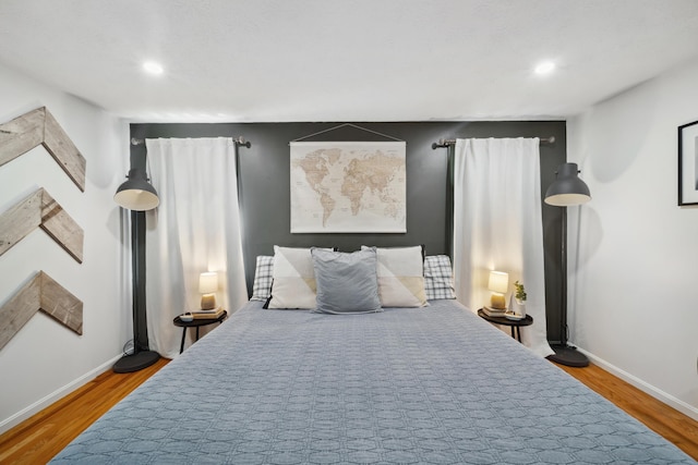 3 Wilson Ln, Saco, ME 04072 - bedroom with wood finished floors, baseboards, and recessed lighting