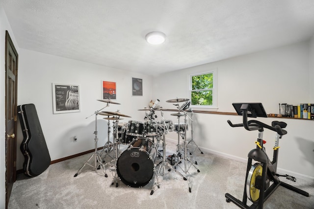 3 Wilson Ln, Saco, ME 04072 - exercise room with baseboards and a textured ceiling
