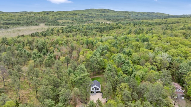69 Bernier Ln, Waterboro, ME 04087 - drone / aerial view of a heavily wooded area
