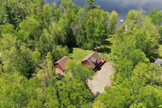 80 Hart St, Newport, ME 04953 - view from above of property with a forest