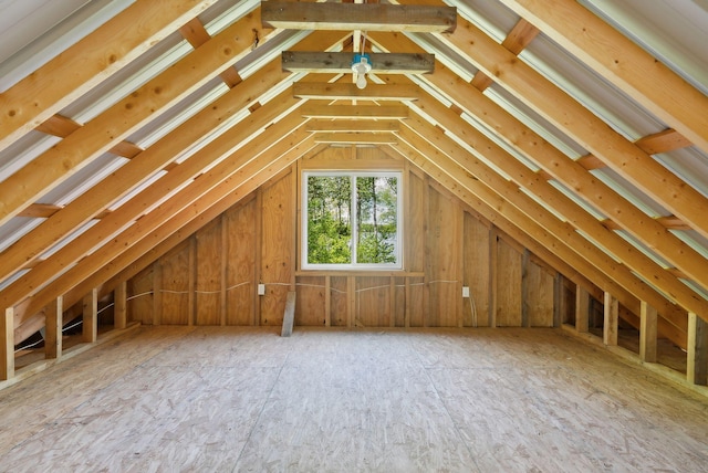 80 Hart St, Newport, ME 04953 - view of unfinished attic