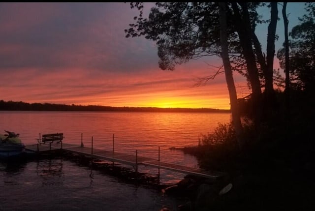 80 Hart St, Newport, ME 04953 - dock featuring a water view