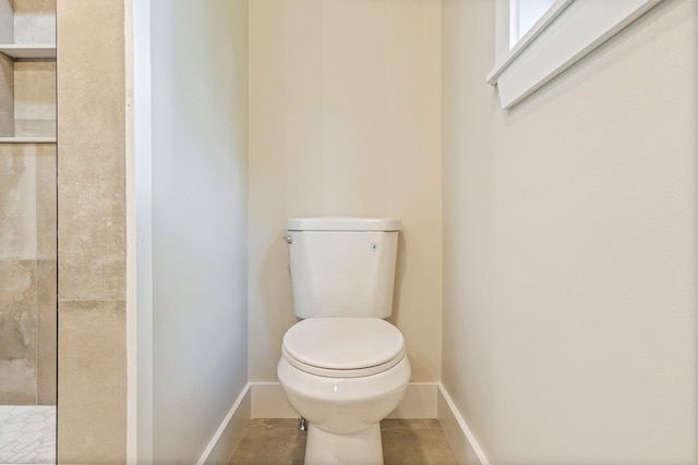 734 Main Rd, Charleston, ME 04422 - full bathroom featuring baseboards and tiled shower