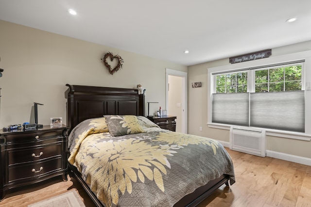 8 Macintosh Ln, Lewiston, ME 04240 - bedroom with recessed lighting, light wood-style floors, and baseboards