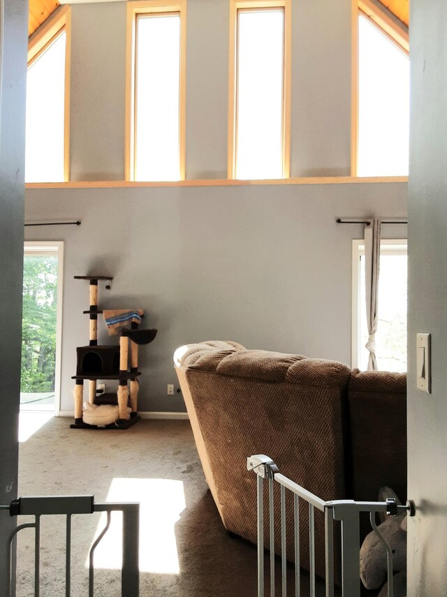 51 Bunker Hill Rd, Jefferson, ME 04348 - view of carpeted living area