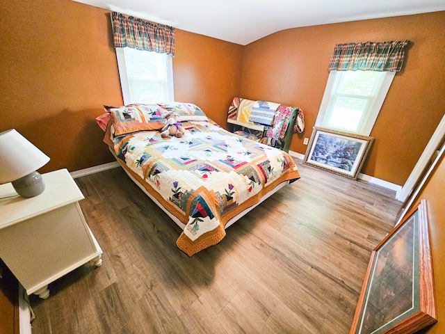 856 Weeks Mills Rd, New Sharon, ME 04955 - bedroom with wood finished floors and baseboards