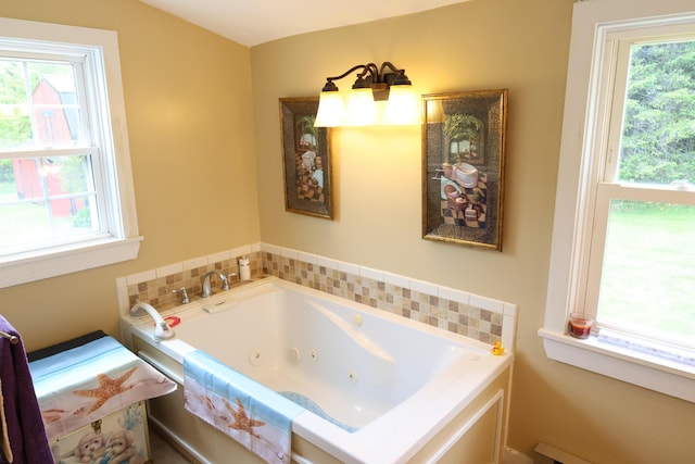 856 Weeks Mills Rd, New Sharon, ME 04955 - full bath with a jetted tub