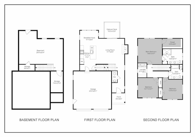 9 Feldspar Dr Unit 5, Brunswick, ME 04011 - view of room layout