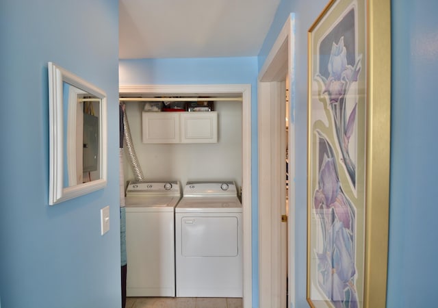 12B Trues Point Rd, New Gloucester, ME 04260 - laundry area featuring washing machine and clothes dryer, cabinet space, and electric panel