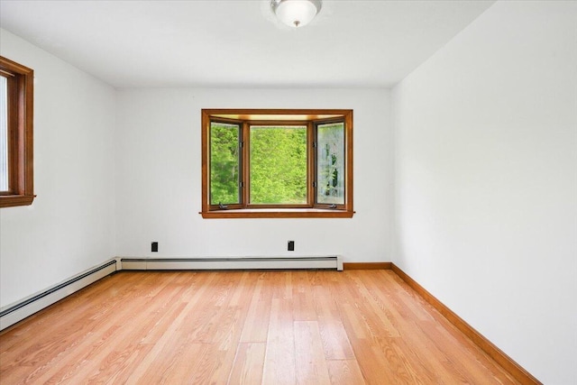 473 Davenport Hill Rd, Jay, ME 04239 - empty room with light wood-type flooring