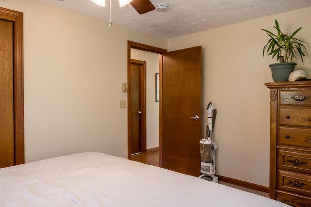 1007 Old Stage Rd, Woolwich, ME 04579 - bedroom featuring a ceiling fan and baseboards