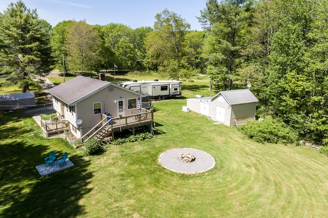 1007 Old Stage Rd, Woolwich, ME 04579 - view from above of property