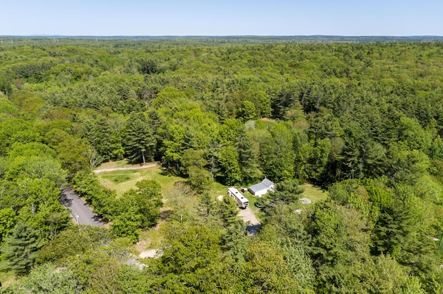 1007 Old Stage Rd, Woolwich, ME 04579 - aerial view of a heavily wooded area