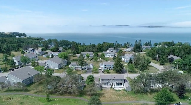 27 Misty Harbor Ln Unit 210, Cutler, ME 04626 - aerial view of property's location featuring nearby suburban area and a nearby body of water
