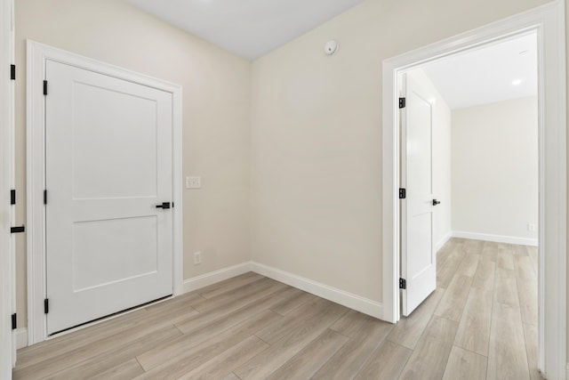 25 Sarah Vaughn Rd, Hollis, ME 04042 - spare room with light wood-style flooring and baseboards