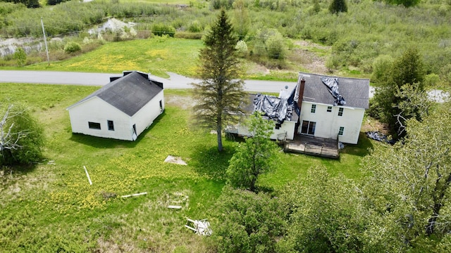 61 Brook Rd, Saint Agatha, ME 04772 - view from above of property