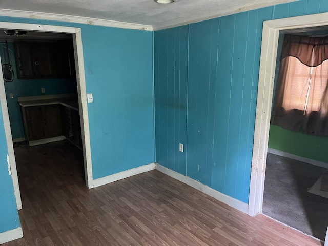 700 Warren Hill Rd, Palmyra, ME 04965 - empty room featuring baseboards and wood finished floors