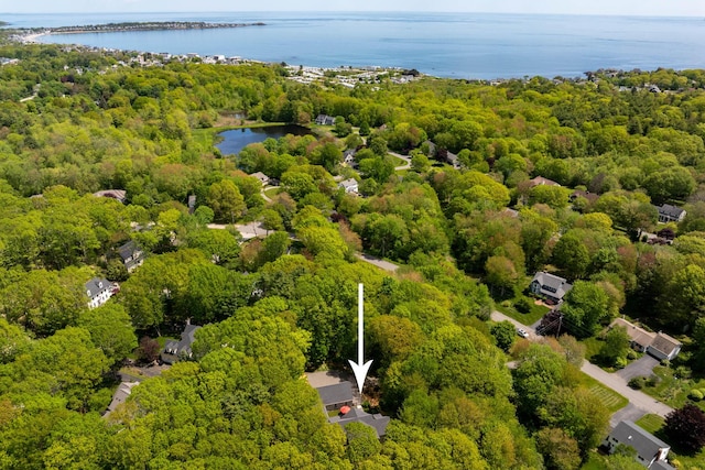 38 Darcy Rd, York, ME 03909 - aerial view of a nearby body of water and a forest