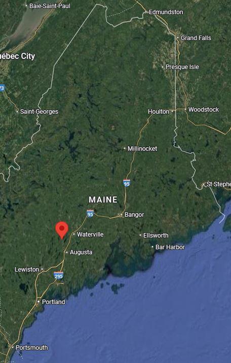 40 Guptill Rd, Belgrade, ME 04917 - aerial overview of property's location