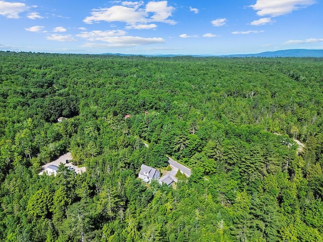 40 Guptill Rd, Belgrade, ME 04917 - aerial overview of property's location with a heavily wooded area