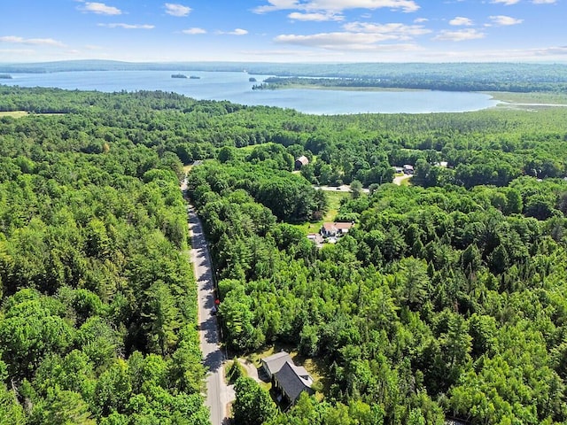40 Guptill Rd, Belgrade, ME 04917 - drone / aerial view of a large body of water