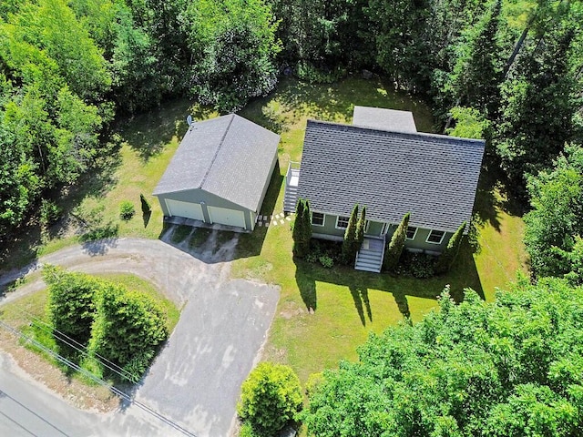 40 Guptill Rd, Belgrade, ME 04917 - view from above of property