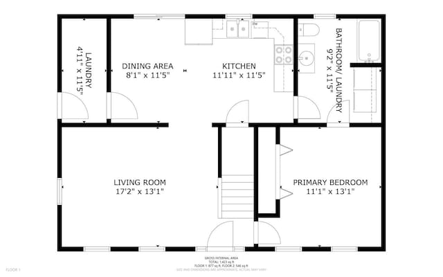 40 Guptill Rd, Belgrade, ME 04917 - view of home floor plan