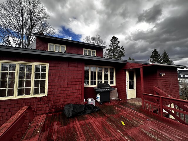 33 Washington St, Caribou, ME 04736 - view of wooden terrace