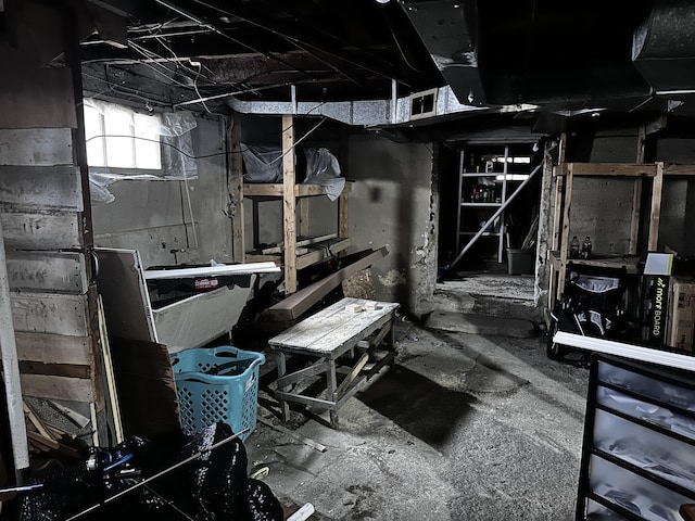 33 Washington St, Caribou, ME 04736 - view of basement