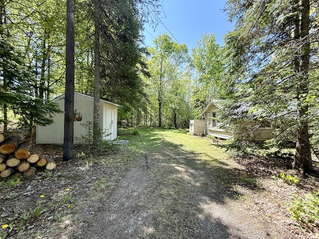 22 Old Mill Rd, Talmadge, ME 04492 - view of yard