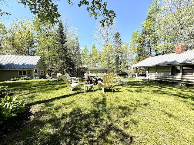 22 Old Mill Rd, Talmadge, ME 04492 - view of green lawn