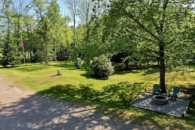 3 Reeds Ln, Belfast, ME 04915 - view of community with a fire pit and a yard
