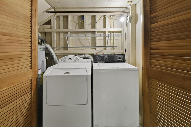 398 Hopper Rd, Acton, ME 04001 - washroom with washer and clothes dryer
