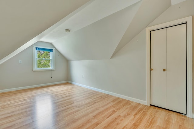 61 Carlyle Rd, Portland, ME 04103 - bonus room featuring wood finished floors, lofted ceiling, and baseboards