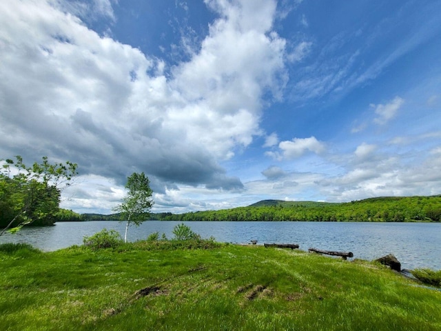 16 Mellen Ln, Wilton, ME 04294 - water view with a heavily wooded area