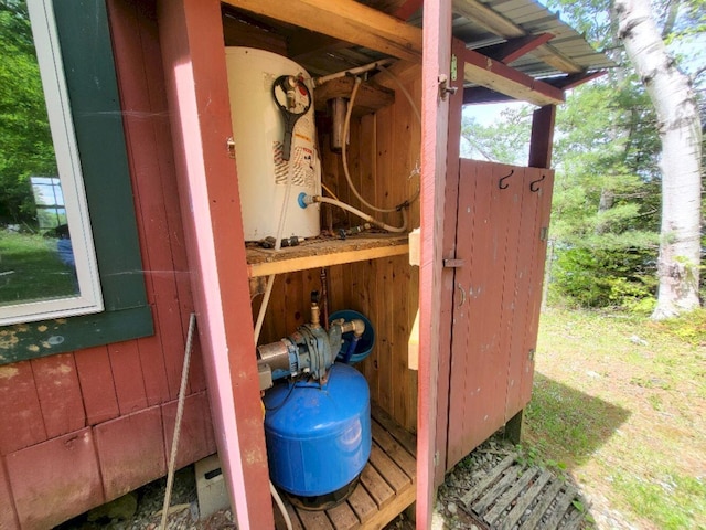16 Mellen Ln, Wilton, ME 04294 - exterior view of water heater