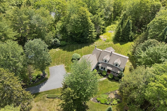 61 Crestview Ln, Brunswick, ME 04011 - aerial view of property's location with a forest