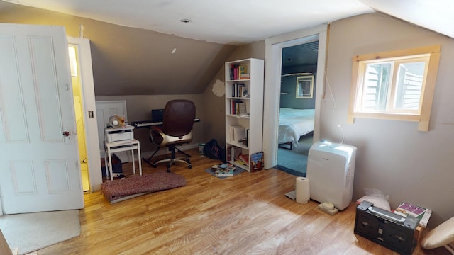 99 Kenduskeag Ave, Bangor, ME 04401 - office space featuring wood finished floors and vaulted ceiling