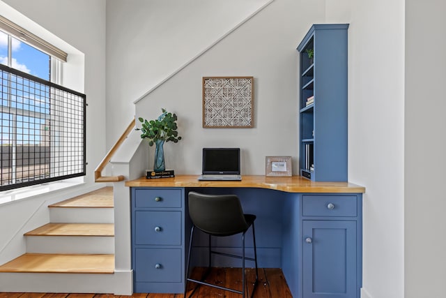 15 Brown St Unit 405, Portland, ME 04101 - office space featuring built in desk and dark wood-style floors