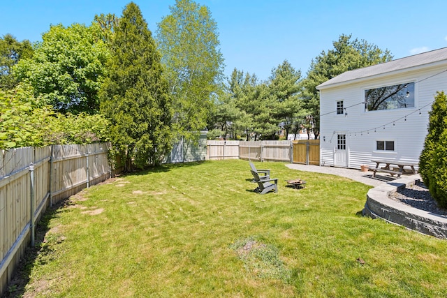 797 Main St, South Portland, ME 04106 - view of yard with an outdoor fire pit