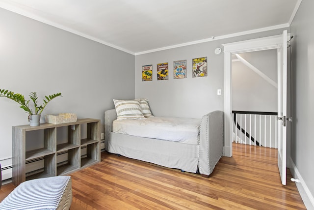 797 Main St, South Portland, ME 04106 - bedroom with wood finished floors and ornamental molding