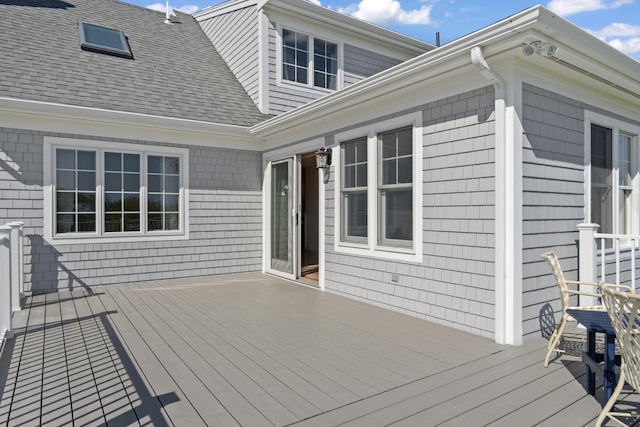 14 Merriconeag Ln, Harpswell, ME 04079 - view of wooden terrace