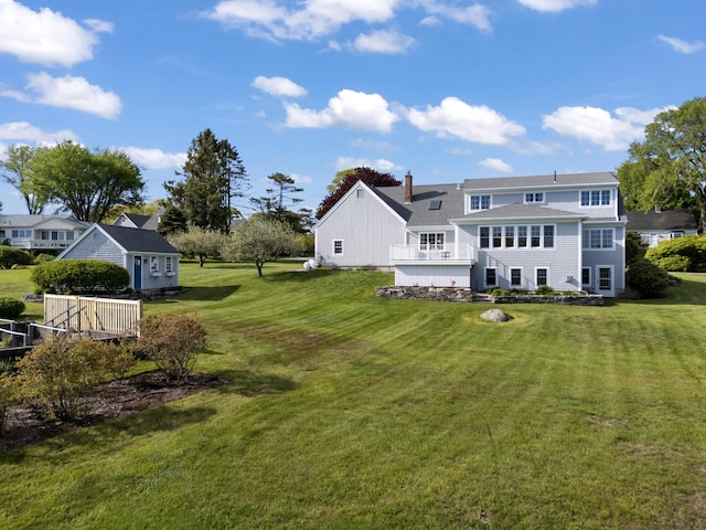 14 Merriconeag Ln, Harpswell, ME 04079 - view of green lawn