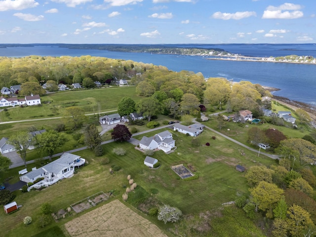 14 Merriconeag Ln, Harpswell, ME 04079 - aerial view of property's location with a nearby body of water